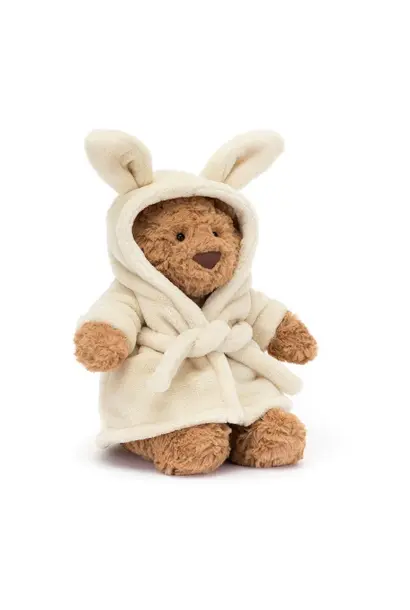 Jellycat bartholomew bear bathrobe outfit