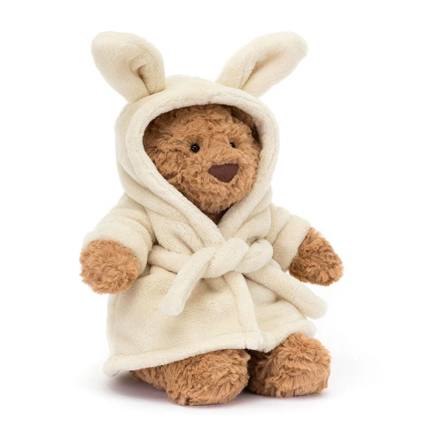 Jellycat bartholomew bear bathrobe outfit-1
