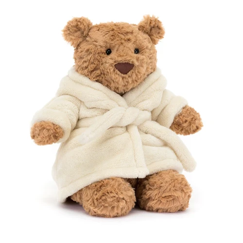 Jellycat bartholomew bear bathrobe outfit-3