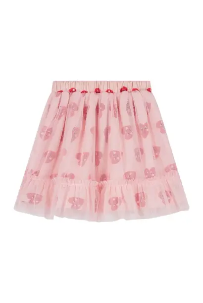 Daily Brat patty heart tulle skirt