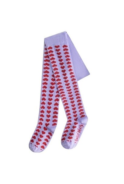 Daily Brat heart tights lilac