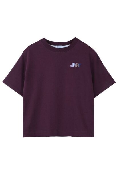 Jenest mase oversized t-shirt cherry bordeaux