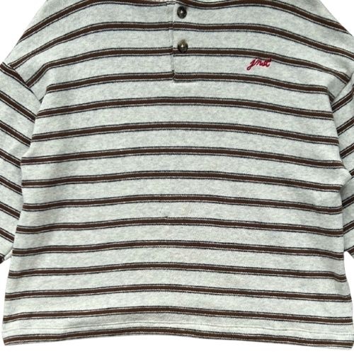 Jenest james ls tshirt brown grey melange-5