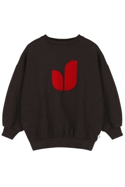 Jenest pippa sweater dark brown melange