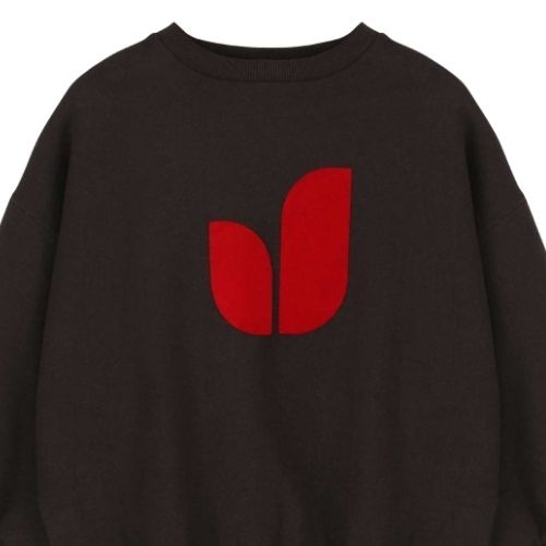 Jenest pippa sweater dark brown melange-5