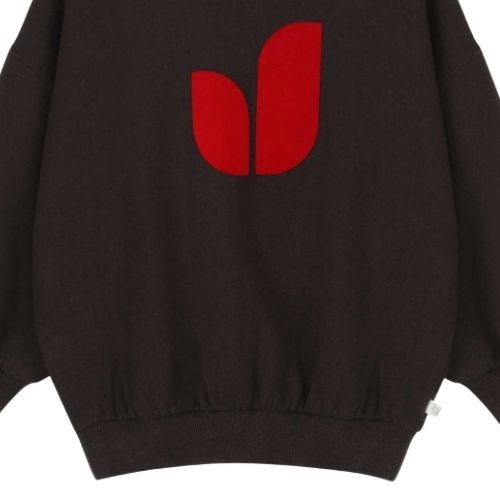 Jenest pippa sweater dark brown melange-6