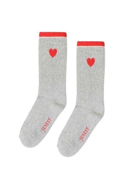 Jenest fancy sport socks grey melange