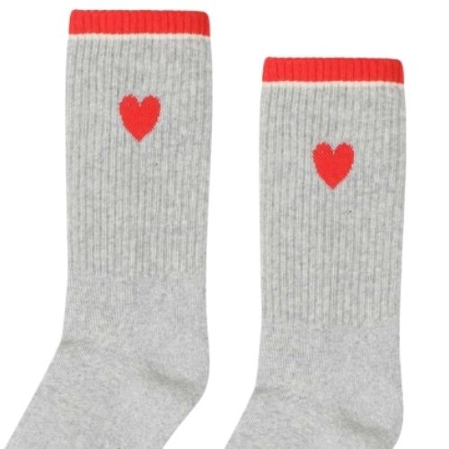 Jenest fancy sport socks grey melange-3