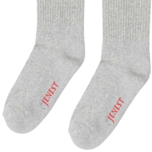 Jenest fancy sport socks grey melange-4