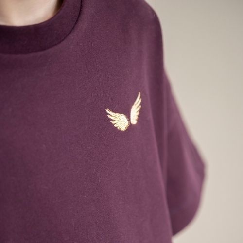 Jenest tessie tshirt cherry bordeaux-7