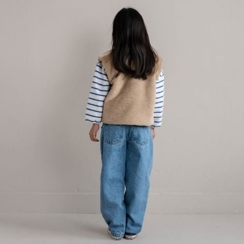 Jenest balloon denim pants medium wash-4