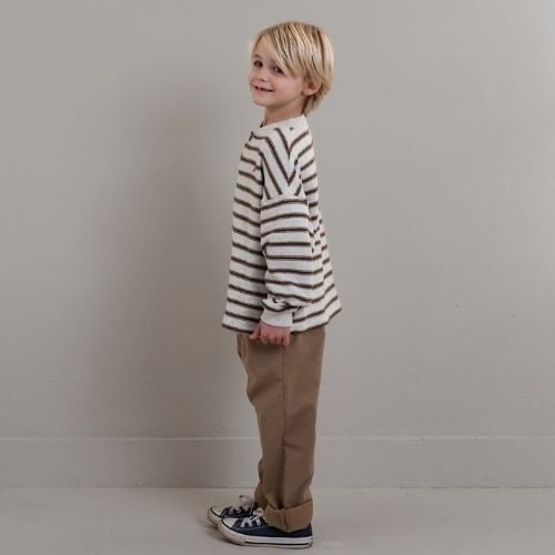 Jenest comfy chino caramel brown-3