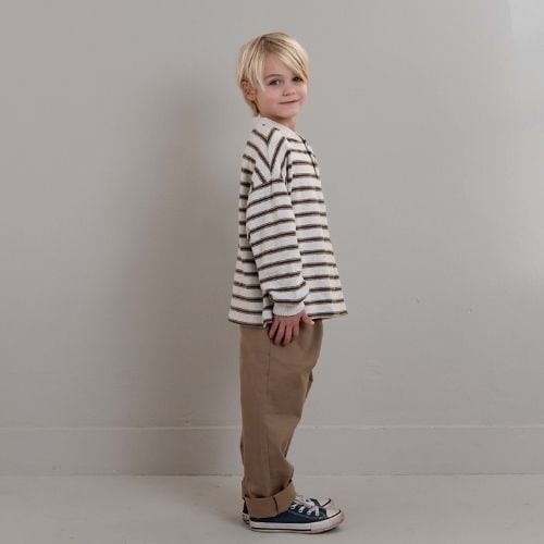 Jenest comfy chino caramel brown-4