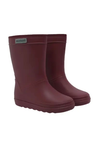 En Fant thermo boots solid port royale burgundy - laarzen