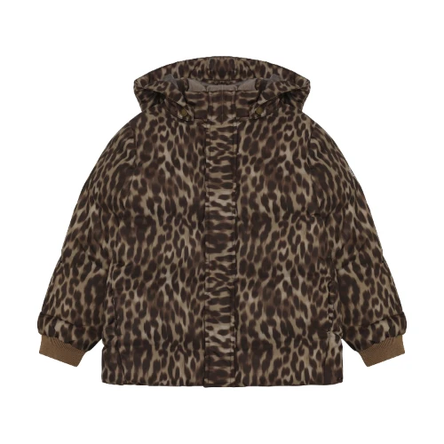 En Fant jacket quilt aop pine bark brown - jas-1