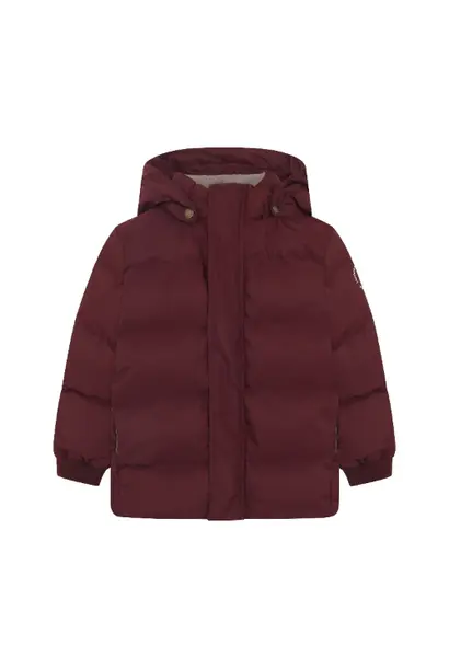 En Fant jacket quilt solid port royale burgundy - jas