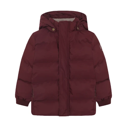 En Fant jacket quilt solid port royale burgundy - jas-1