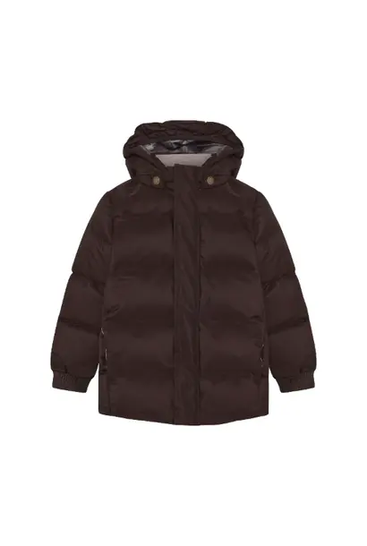 En Fant jacket quilt solid coffee bean brown - jas
