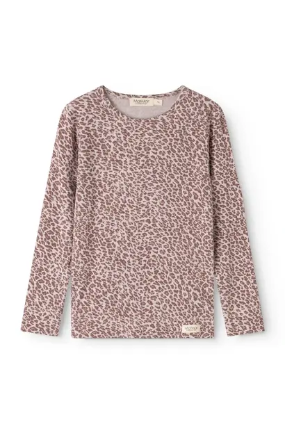 MarMar Copenhagen leo tee dusty lilac leo leopard