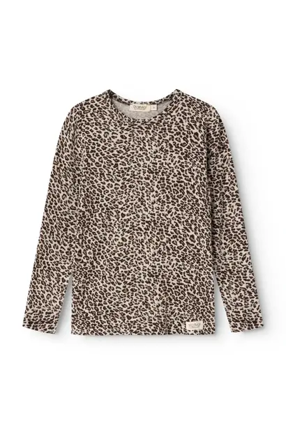 MarMar Copenhagen leo tee dark brown leo leopard