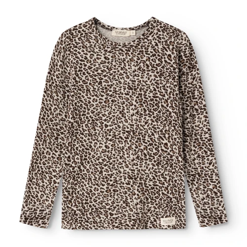 MarMar Copenhagen leo tee dark brown leo leopard-1