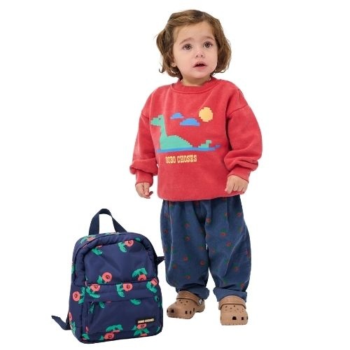 Bobo Choses lake monster sweatshirt red-2