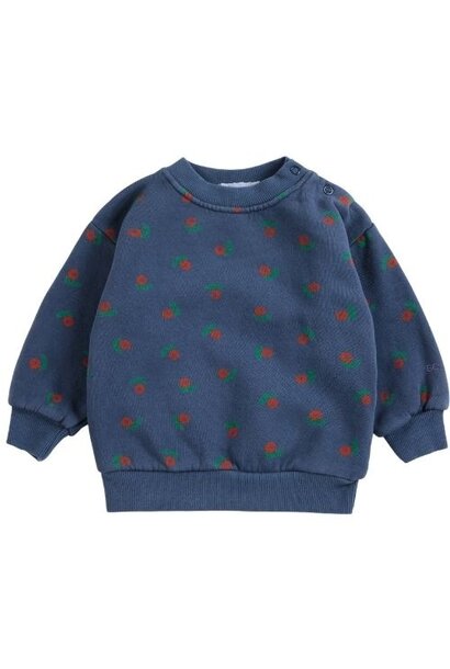 Bobo Choses stamp bloom all over sweatshirt navy blue