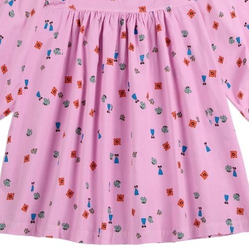 Bobo Choses blossom all over woven dress pink-3