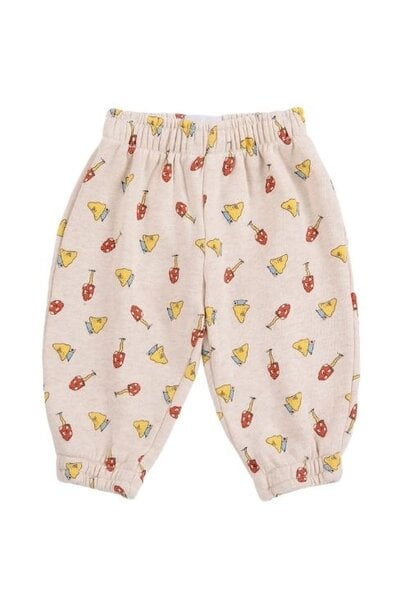Bobo Choses mush monster duo all over jogging pants offwhite