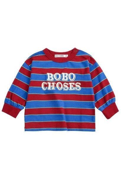 Bobo Choses bobo choses embossed stripes t-shirt multicolor