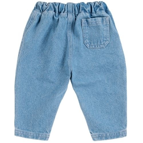 Bobo Choses b.c. embossed denim pants blue-7