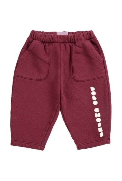 Bobo Choses bobo choses bolder jogging pants burgundy red
