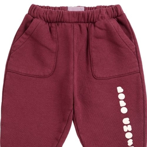 Bobo Choses bobo choses bolder jogging pants burgundy red-3
