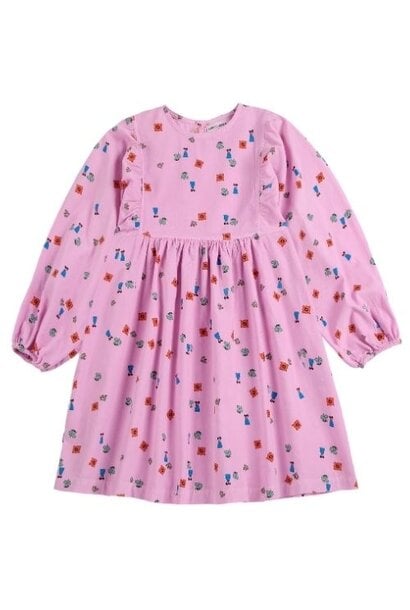 Bobo Choses blossom all over woven dress pink