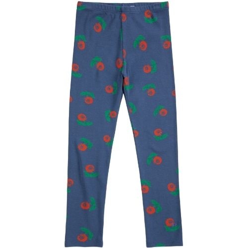 Bobo Choses stamp bloom all over leggings navy blue-1