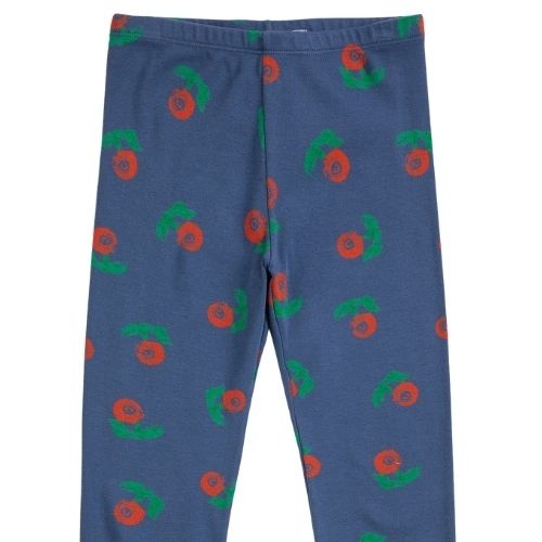 Bobo Choses stamp bloom all over leggings navy blue-3