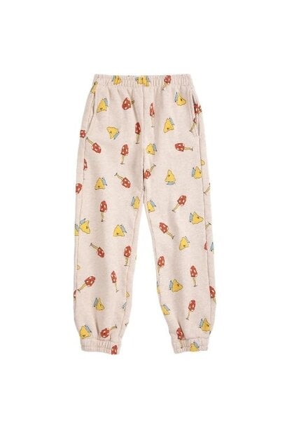 Bobo Choses mush monster duo all over jogging pants offwhite