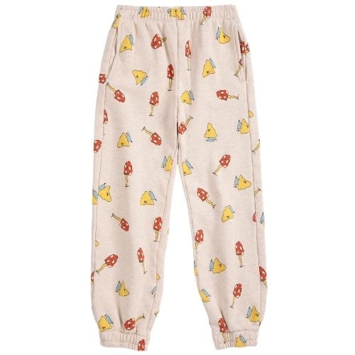 Bobo Choses mush monster duo all over jogging pants offwhite-1