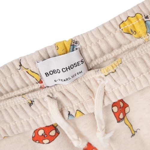 Bobo Choses mush monster duo all over jogging pants offwhite-5