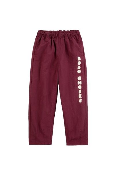 Bobo Choses bobo choses bolder tracksuit pants burgundy red