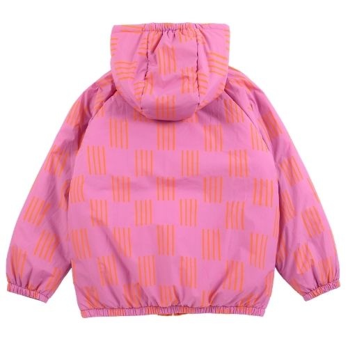 Bobo Choses almost moiré all over reversible anorak fuchsia-6