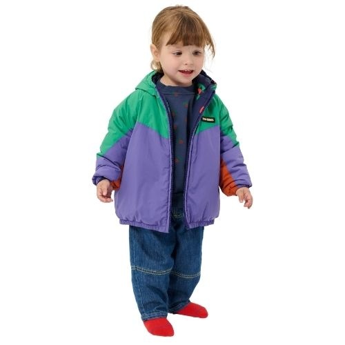 Bobo Choses stamp bloom all over reversible anorak navy blue-6