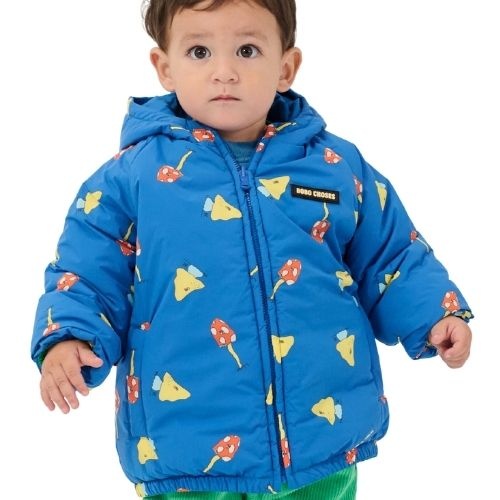 Bobo Choses mush monster duo all over reversible anorak blue-3