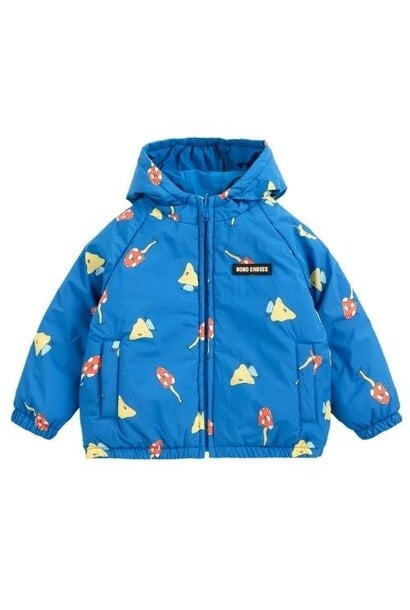 Bobo Choses mush monster duo all over reversible anorak blue