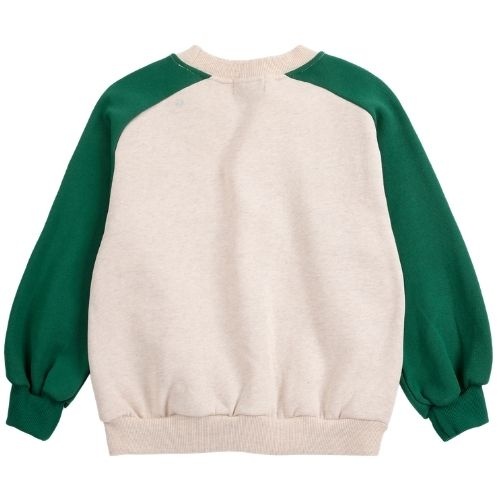 Bobo Choses mr. footish raglan sweatshirt offwhite-5