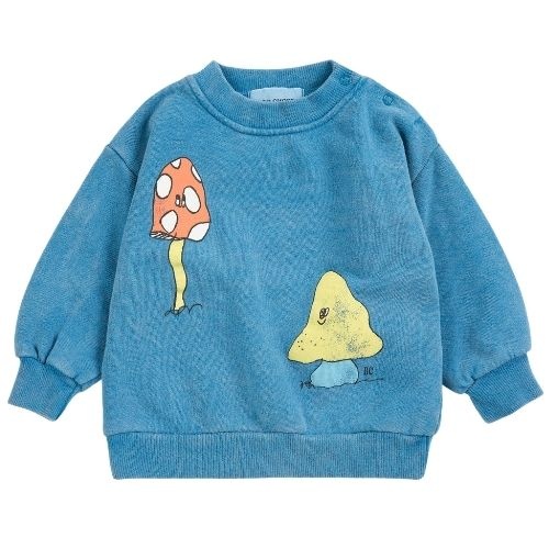 Bobo Choses mush monster duo sweatshirt blue-1