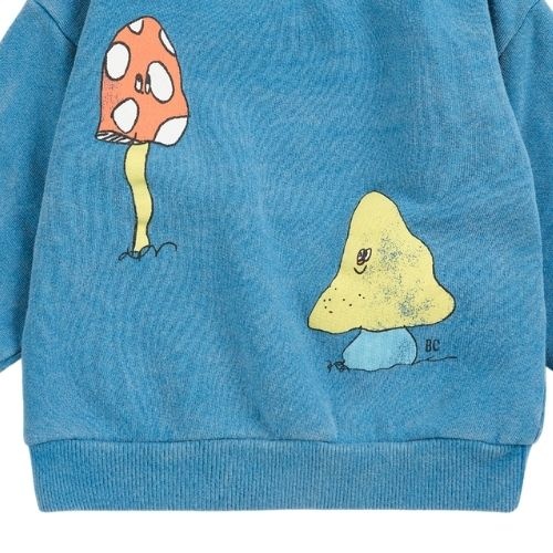 Bobo Choses mush monster duo sweatshirt blue-4