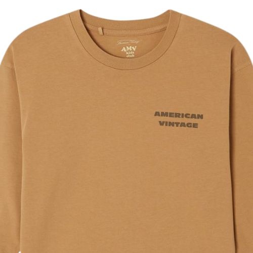 American Vintage t-shirts ml fizvalley beurre de cacahuete vintage-3
