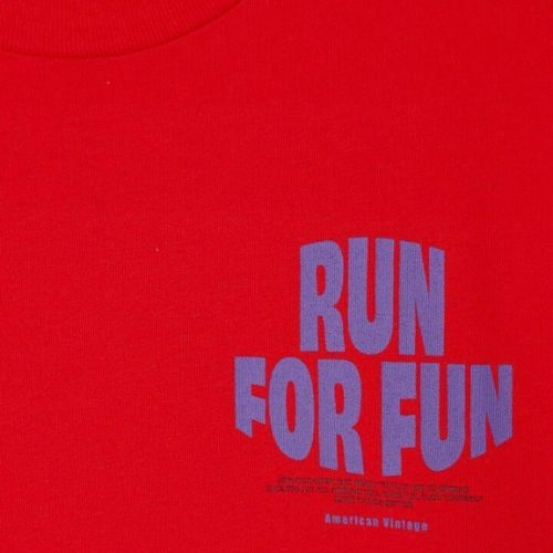 American Vintage t-shirts ml fizvalley fraise vintage-5