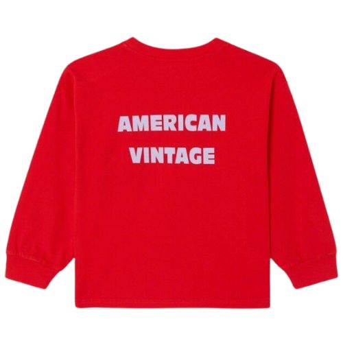 American Vintage t-shirts ml fizvalley fraise vintage-2